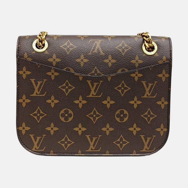 PASSY Monogram Coated Canvas Brown