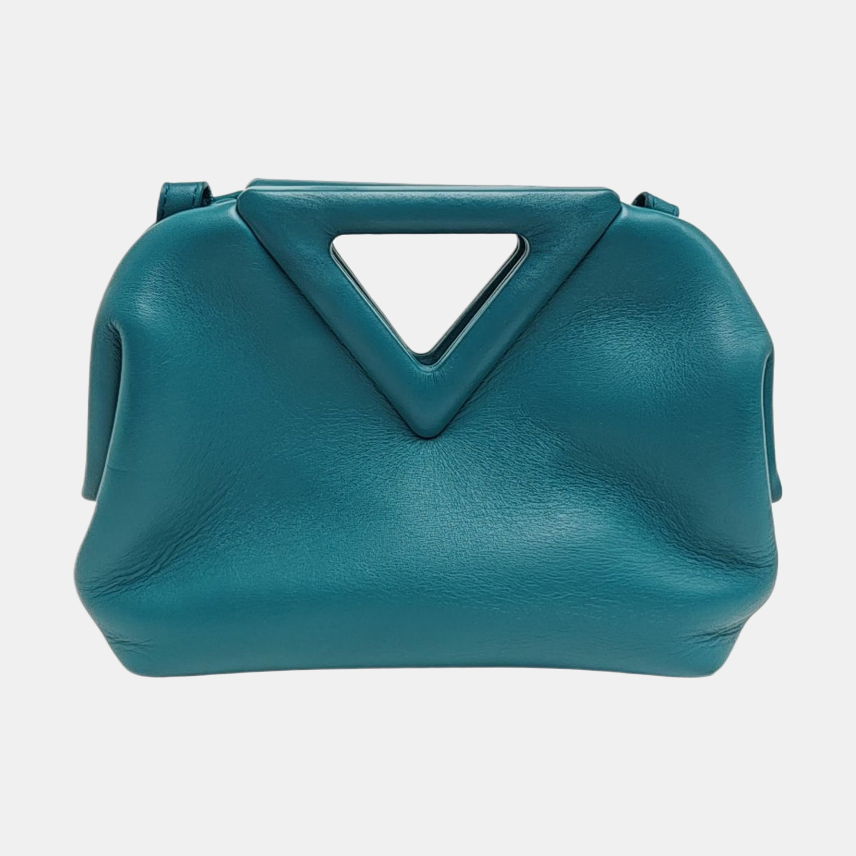 Point Quilted Calfskin Blue
