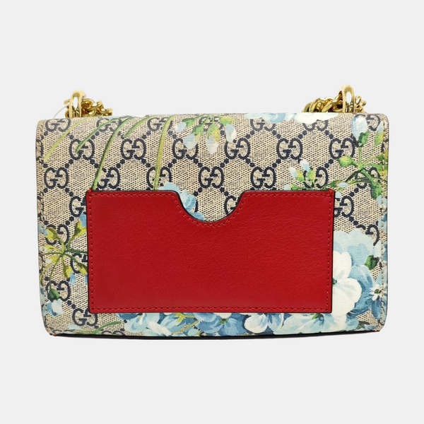 Padlock Small Monogram Coated Canvas Beige