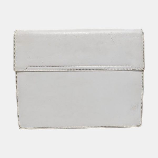 Calfskin Shoulder Bag White