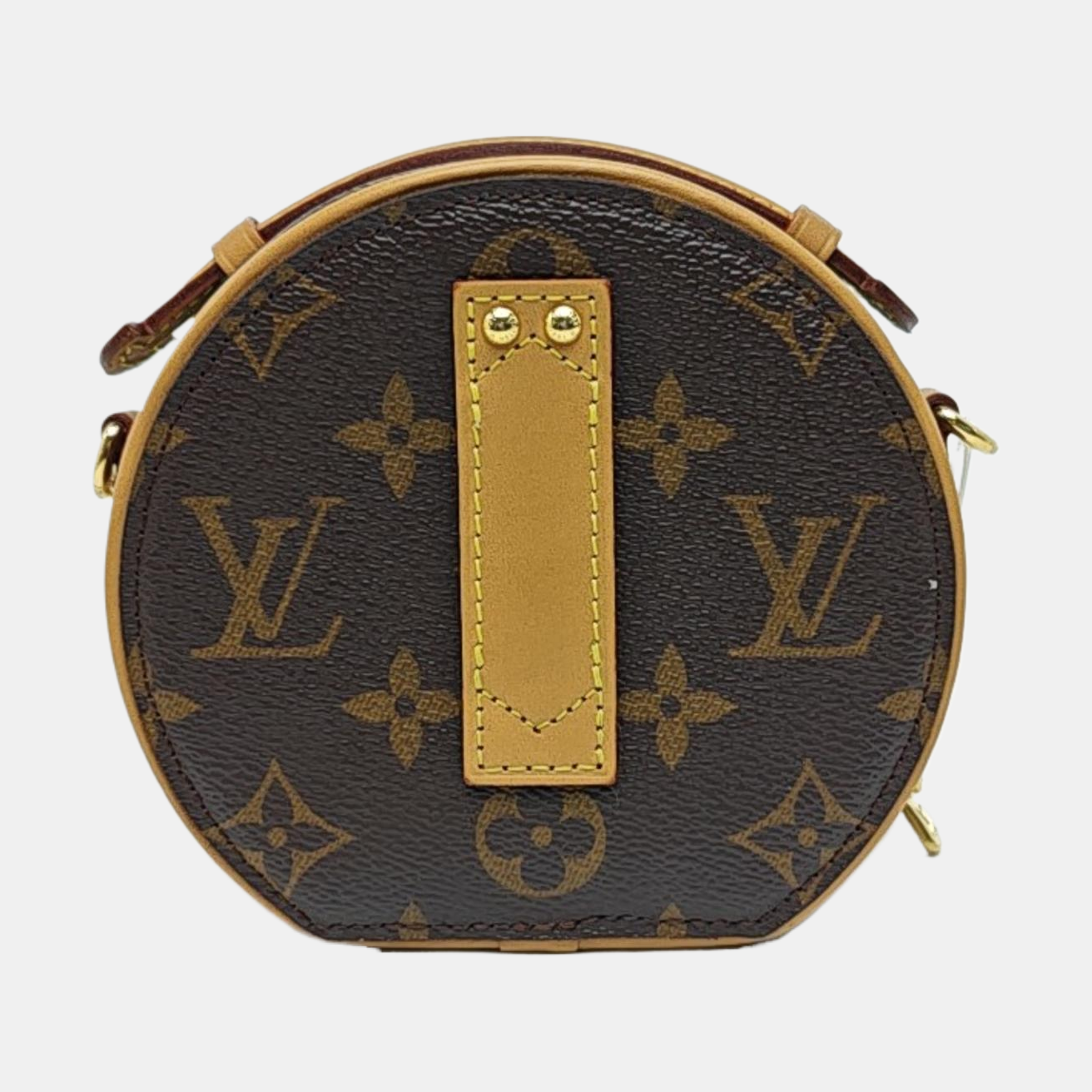 BOITE CHAPEAU Mini Monogram Coated Canvas Brown