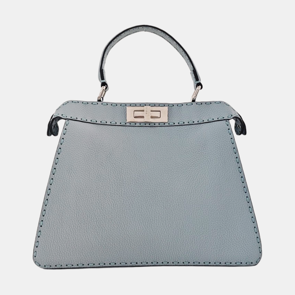 Peekaboo Medium Calfskin Blue