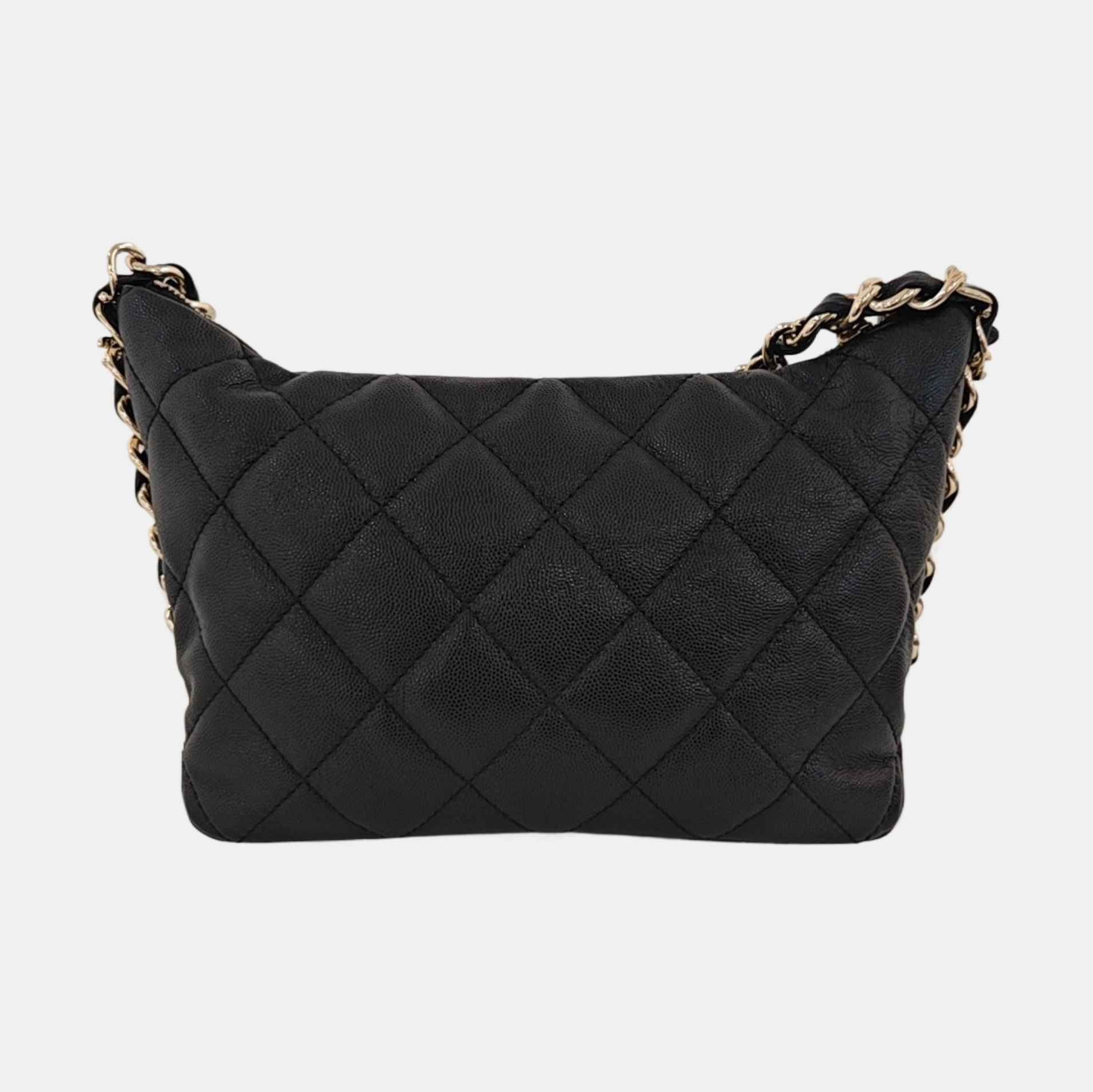 23K Quilted Calfskin Black