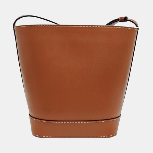 Calfskin Bucket Bag Brown