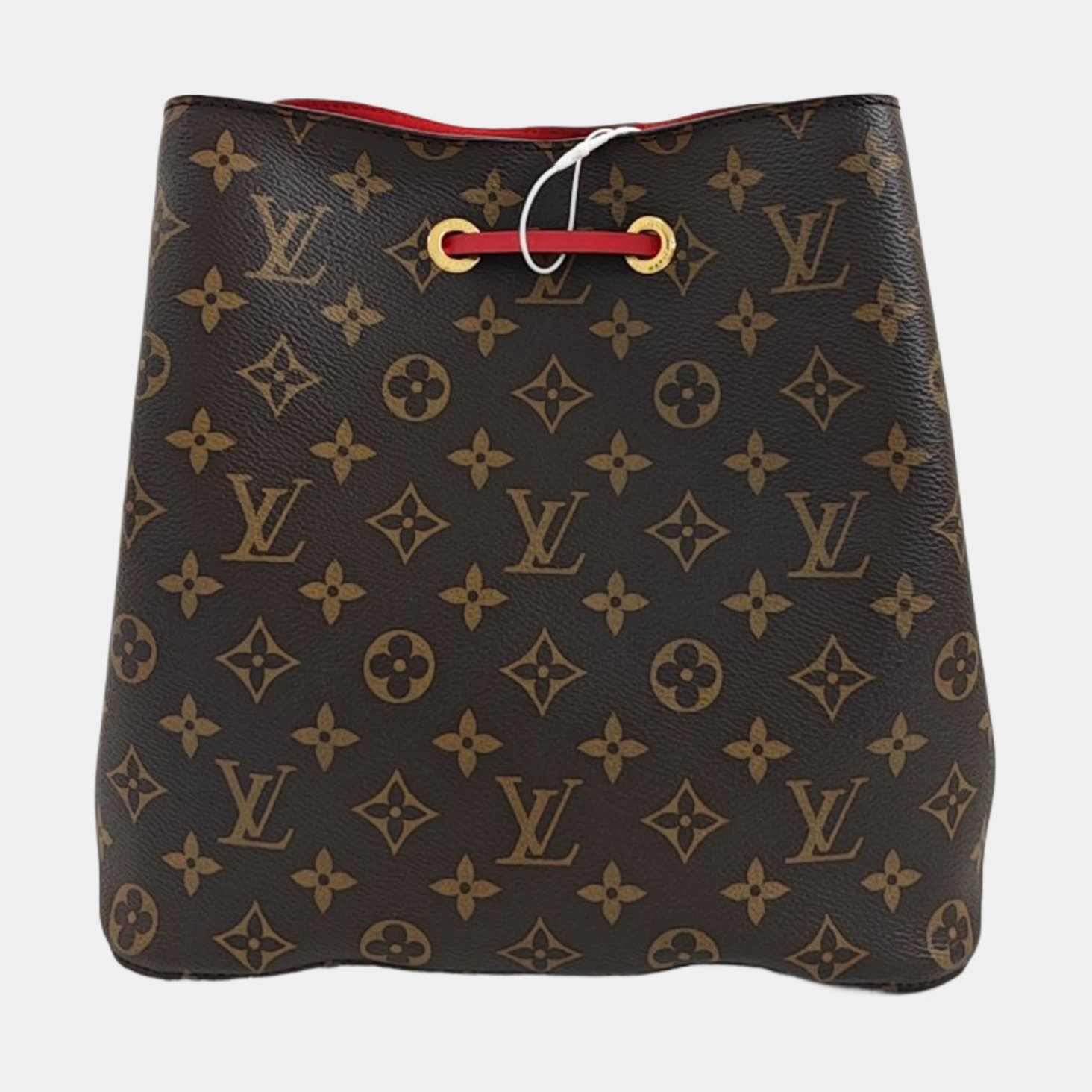 NÉONOÉ MM Monogram Coated Canvas Brown