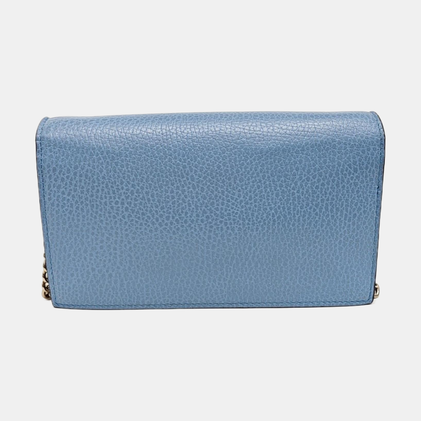 GG Marmont Super Mini Calfskin Blue
