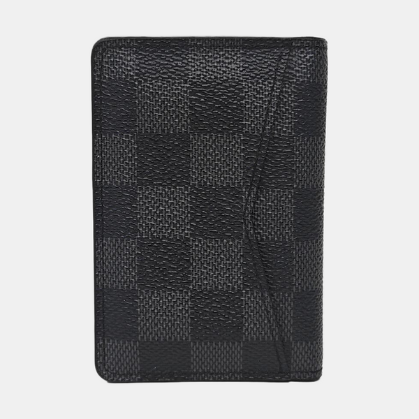 Damier Graphite Coated Canvas Card Holder Gray