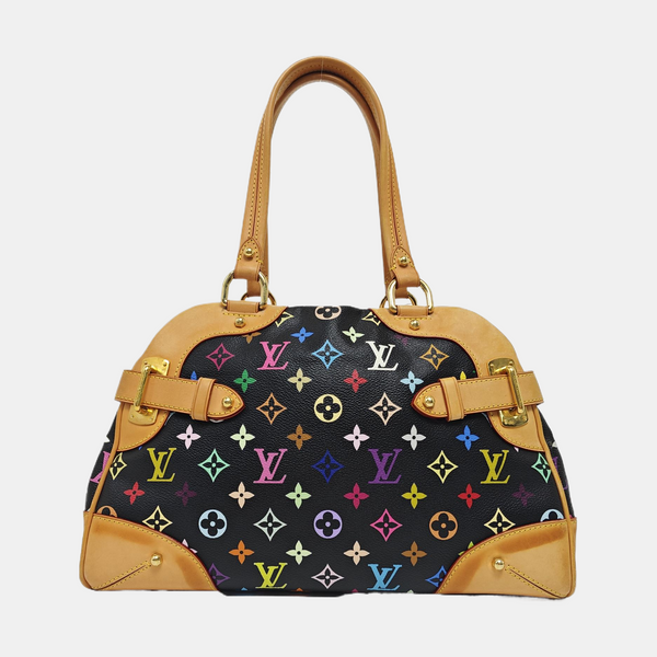LV × TM CLAUDIA Monogram Coated Canvas Black