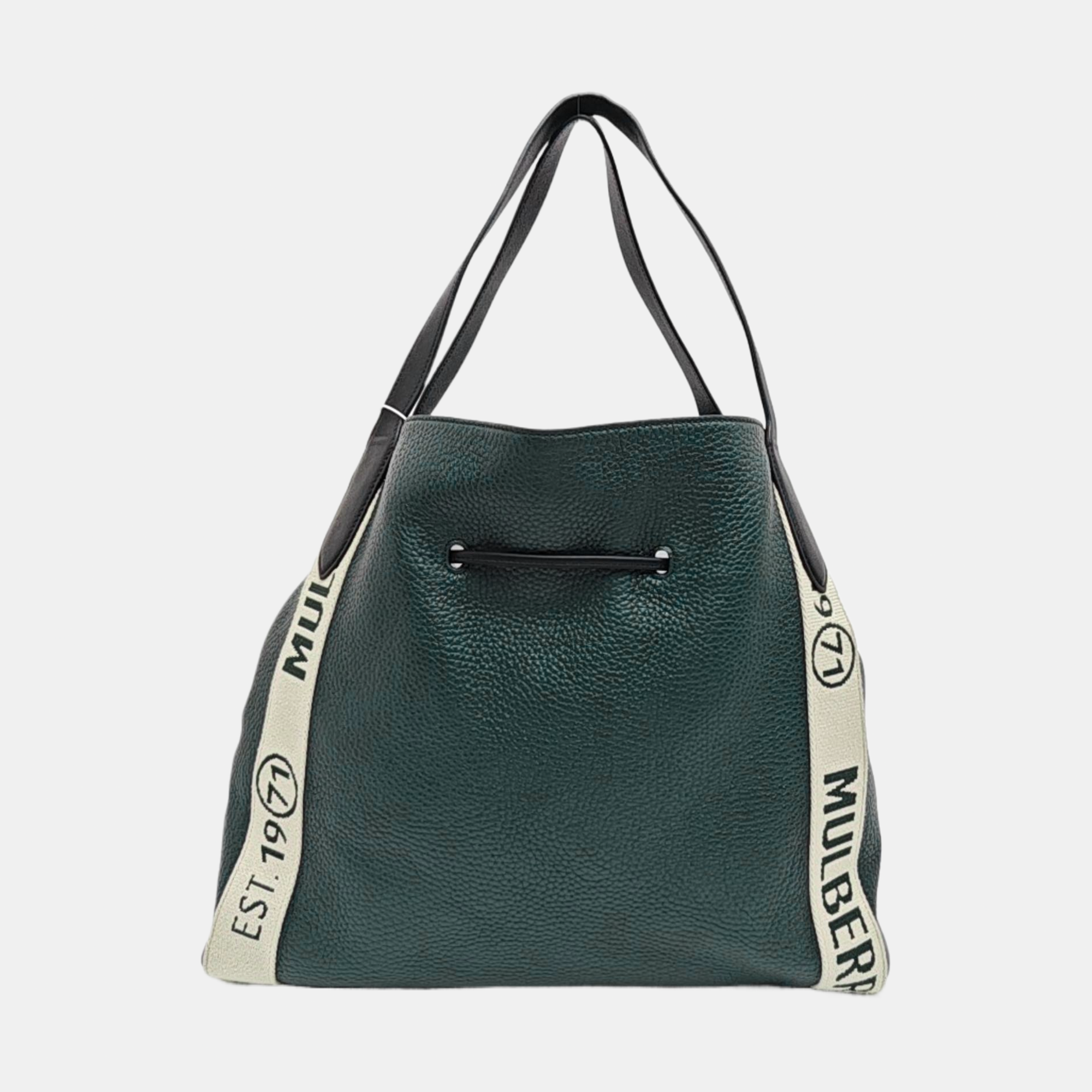 Calfskin Top Handle Bag Green