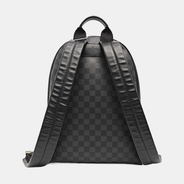 JOSH Damier Graphite Coated Canvas Gray