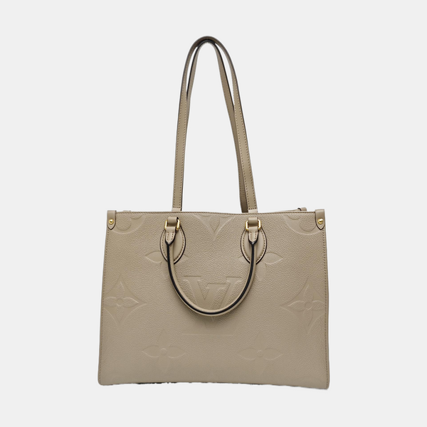 ONTHEGO MM Monogram Calfskin Gray