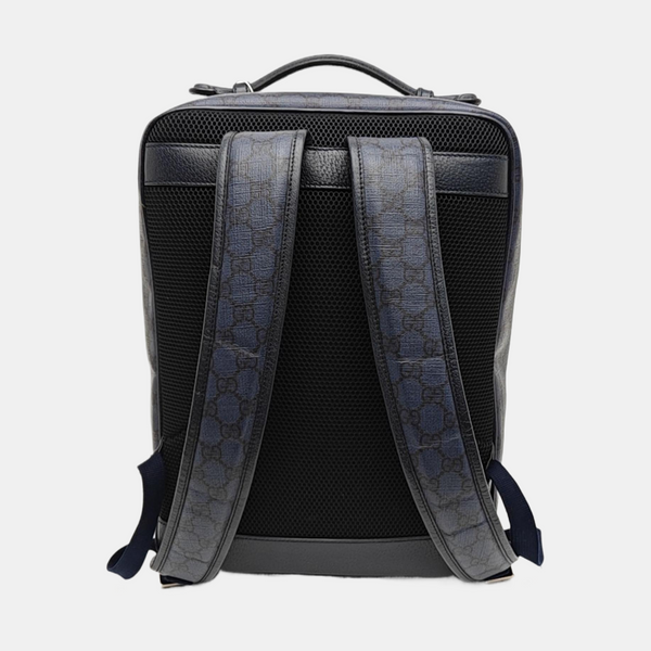 Ophidia Medium Monogram Coated Canvas Blue