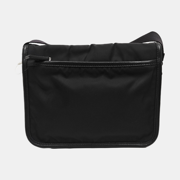 Nylon Shoulder Bag Black