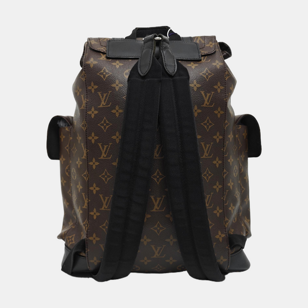 CHRISTOPHER MM Monogram Coated Canvas Brown