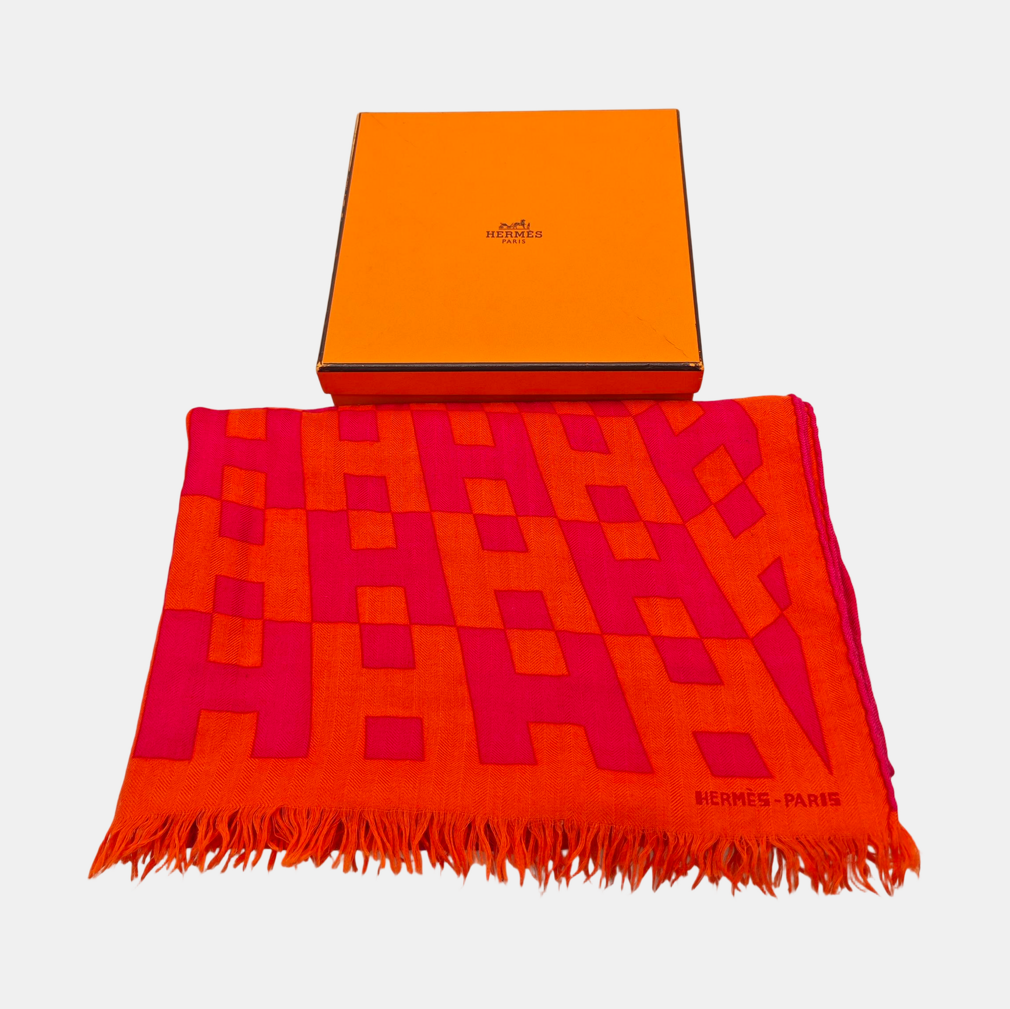 Cashmere Scarf Orange