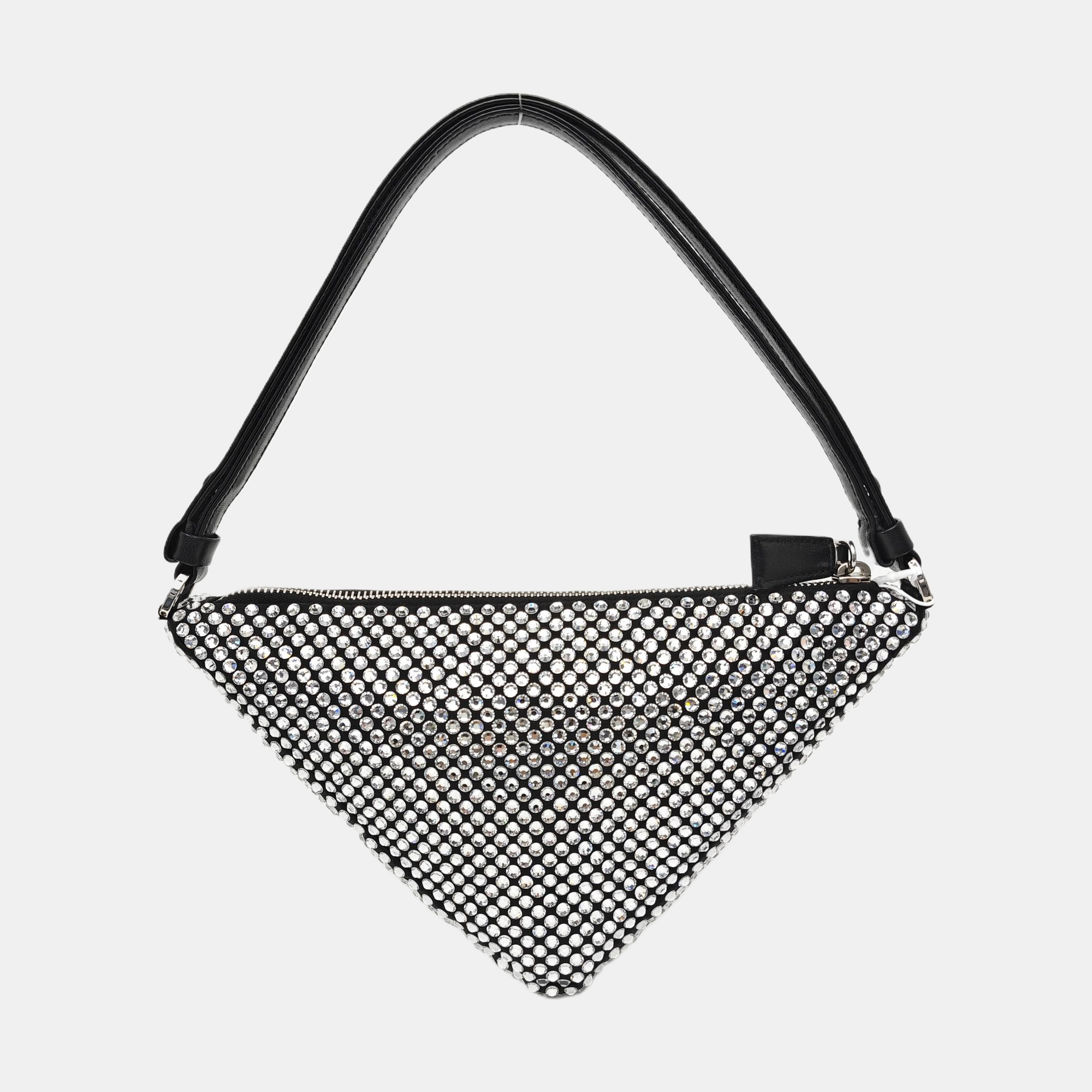 Special Material Top Handle Bag Silver