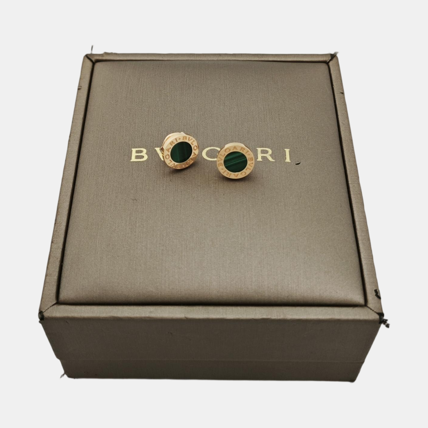 BVLGARI BVLGARI 18k Gold Rose Gold Stud Earrings