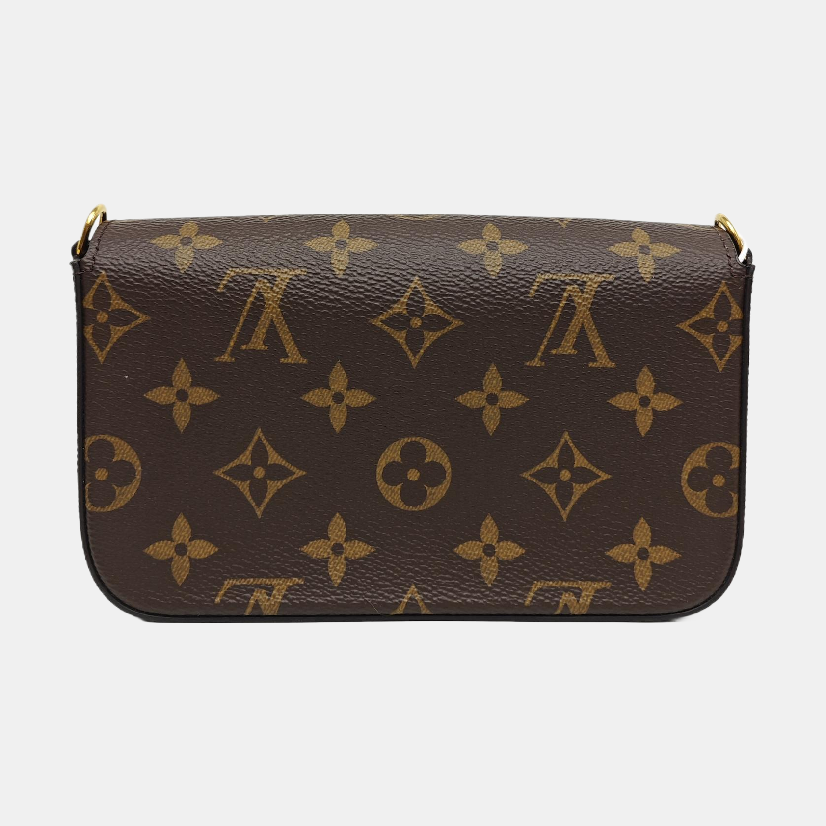 FÉLICIE Monogram Coated Canvas Brown