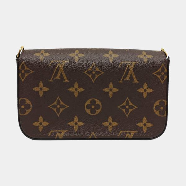 FÉLICIE Monogram Coated Canvas Brown