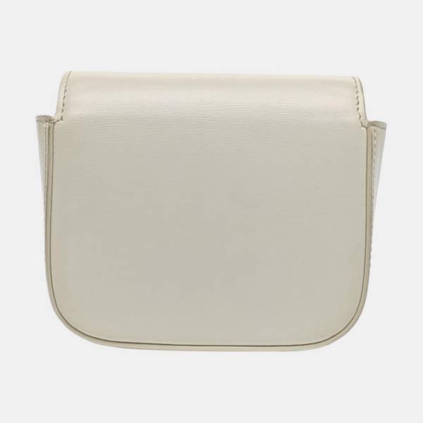 TRIOMPHE Mini Calfskin White