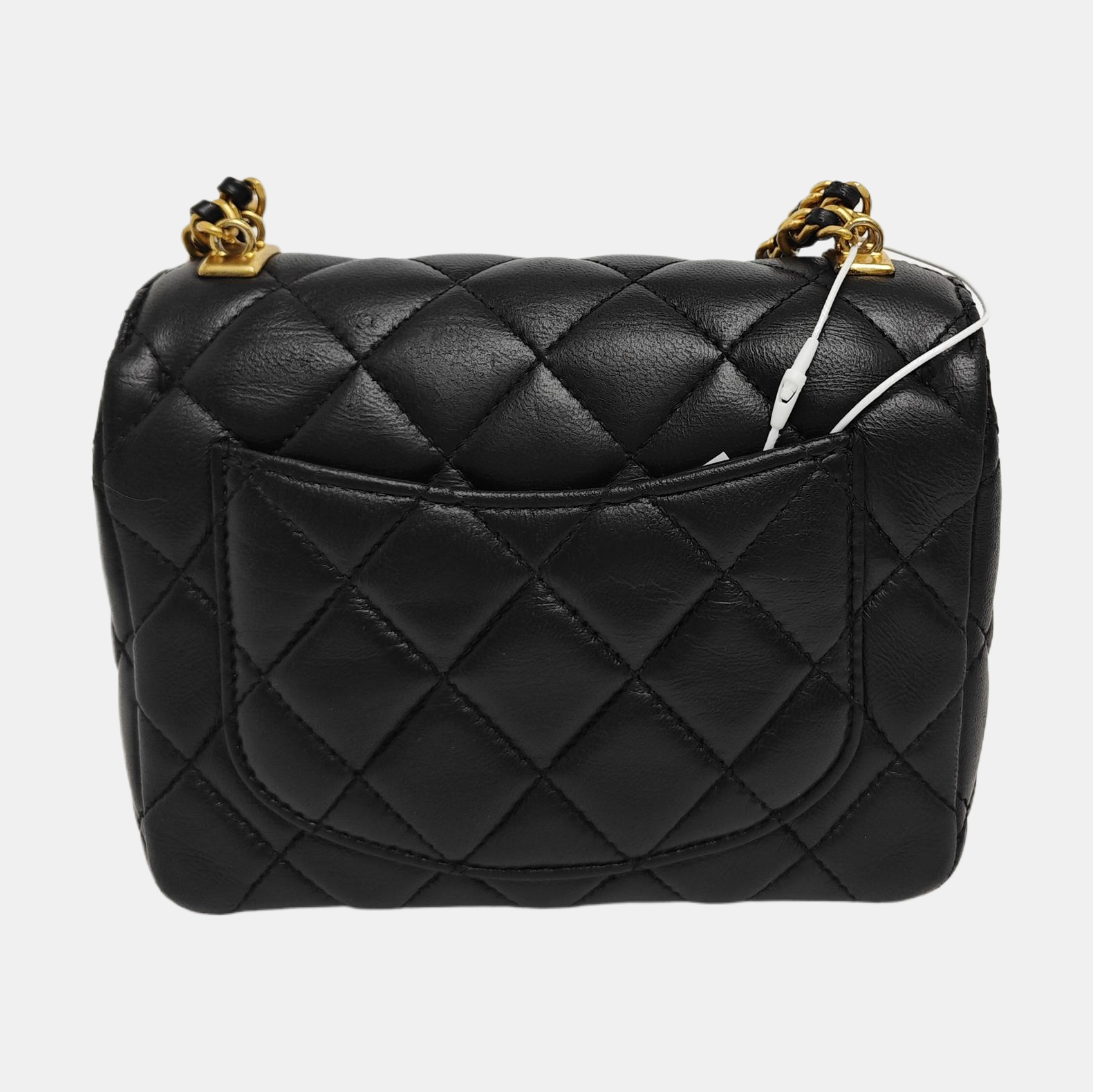 Quilted Lambskin Mini Black