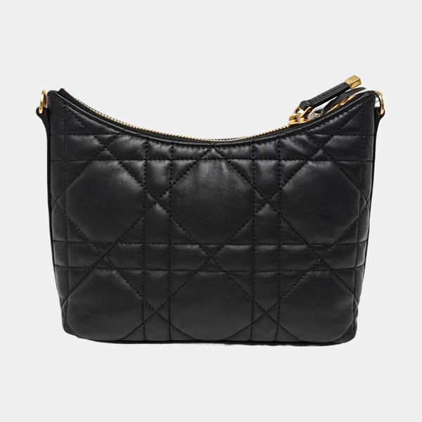 Miss Caro Mini Cannage Lambskin Black