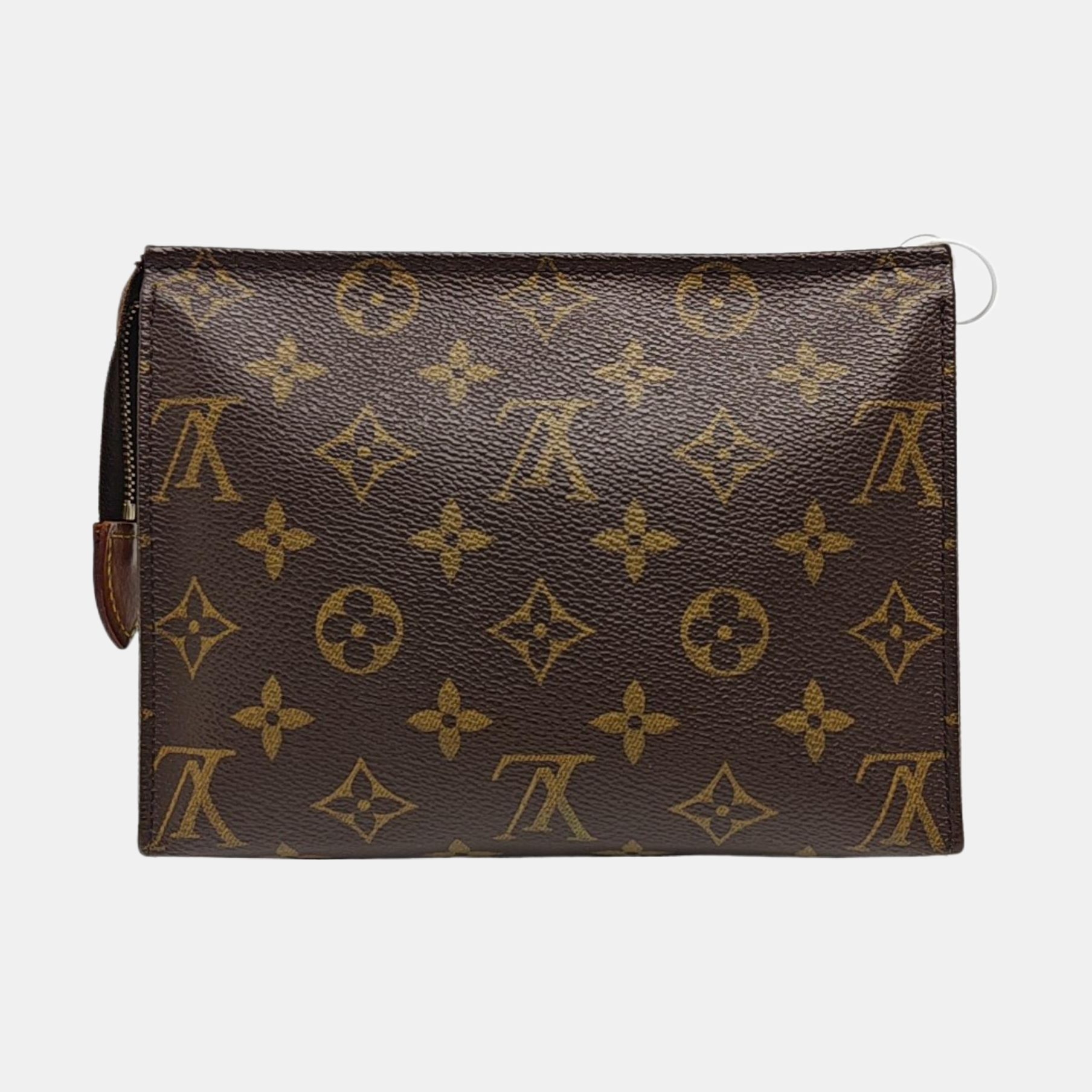 TOILET POCKET 19 Monogram Coated Canvas Brown