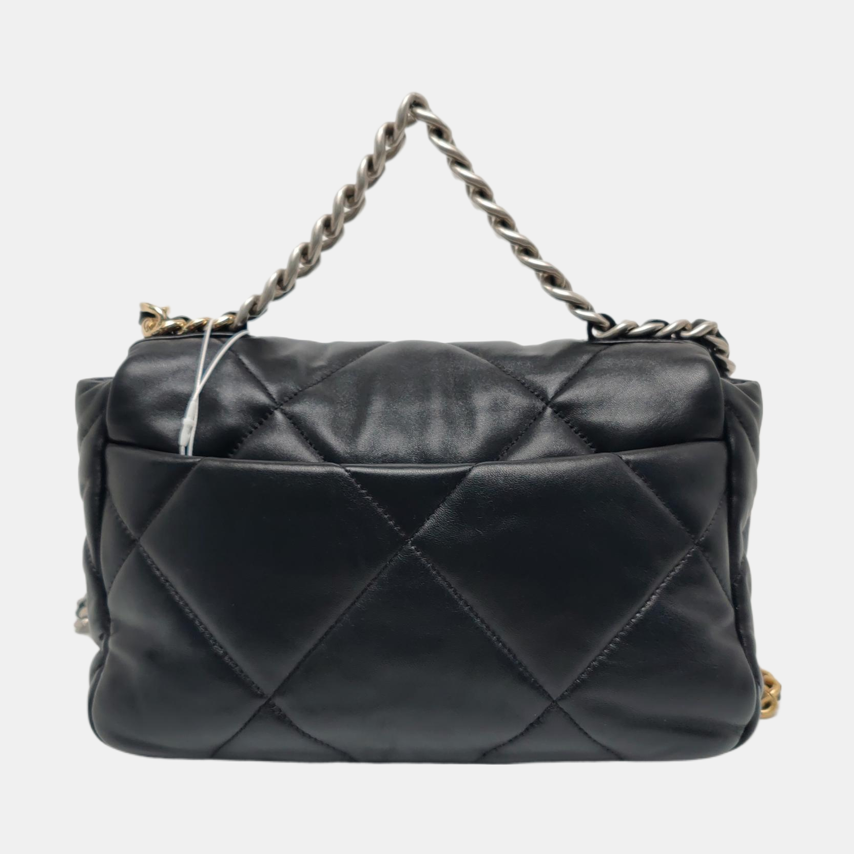 CHANEL 19 Small Quilted Lambskin Black