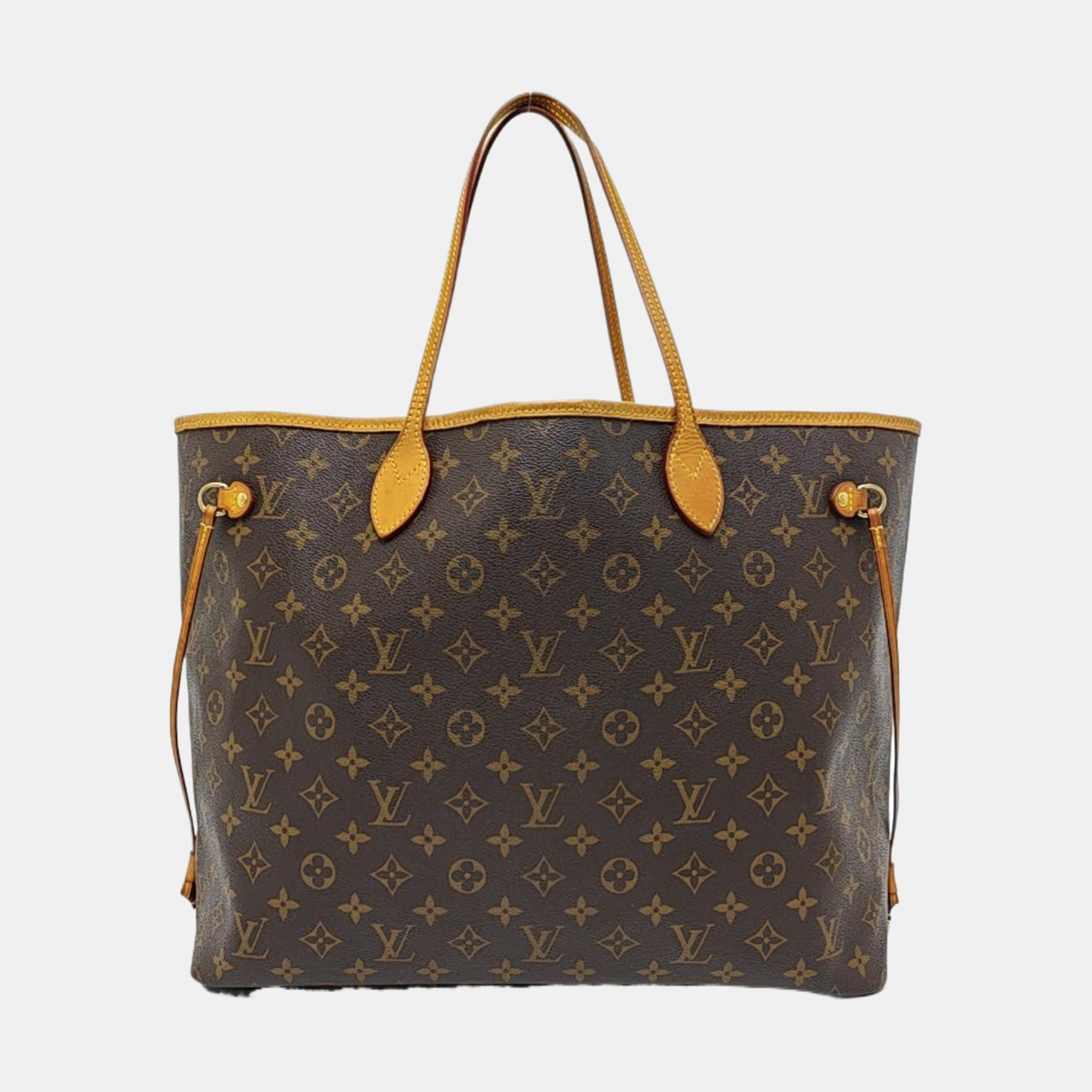 NEVERFULL GM Monogram Coated Canvas Brown