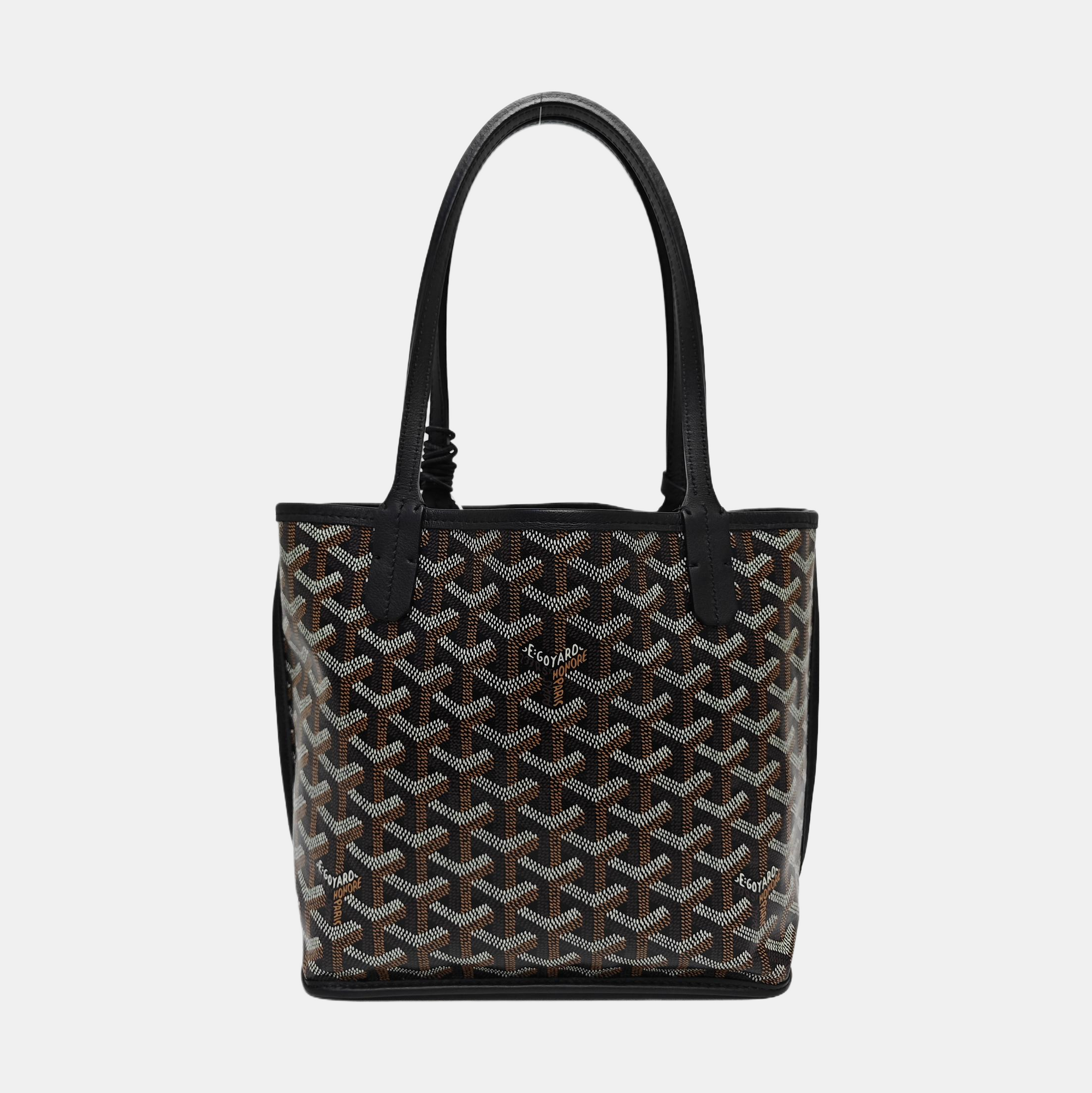Anjou Mini Coated Canvas Black
