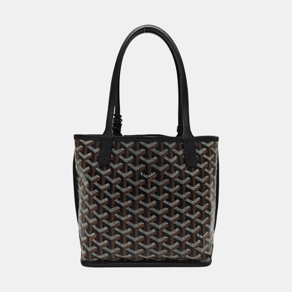 Anjou Mini Coated Canvas Black