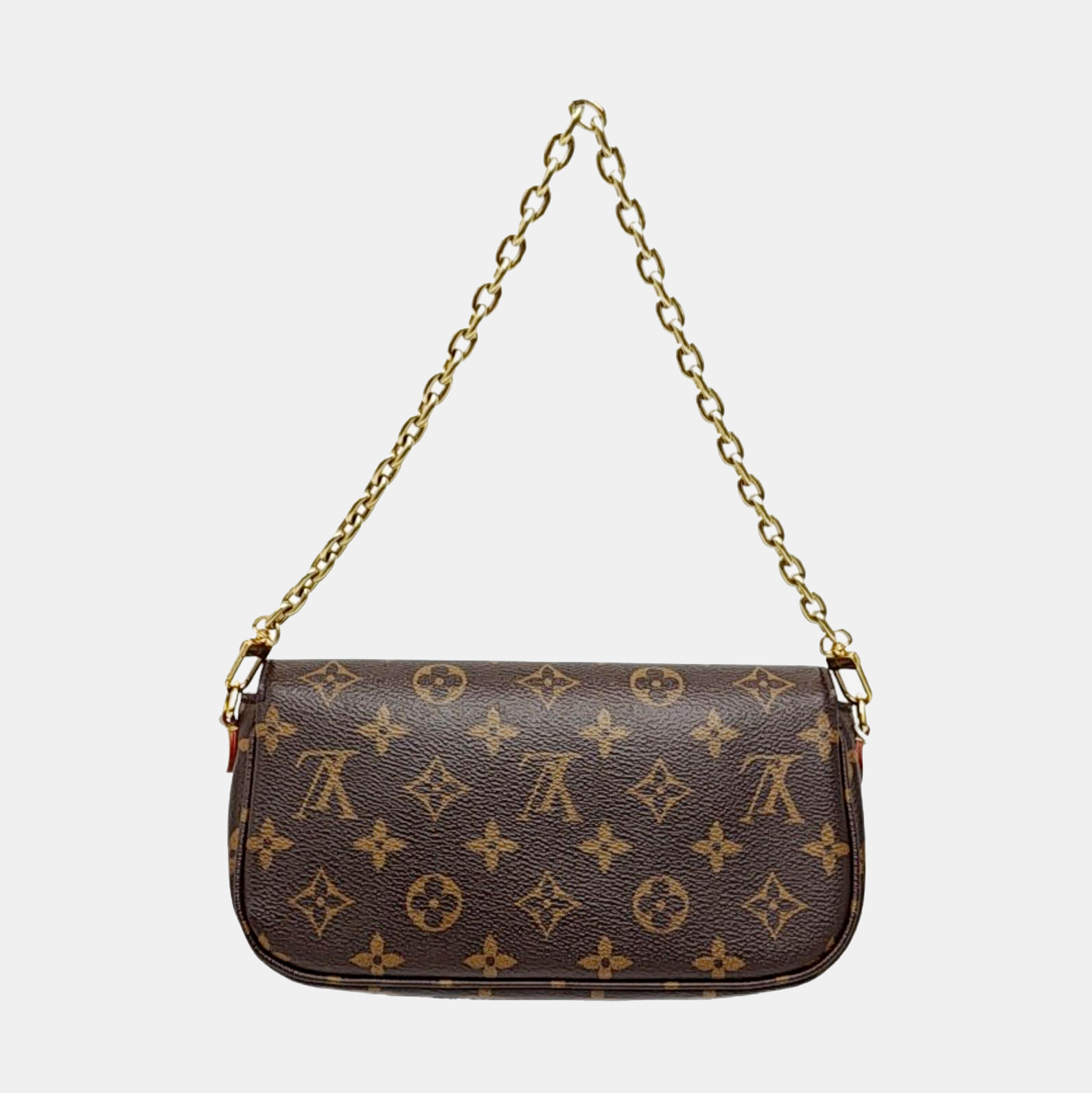 IVY Monogram Coated Canvas Brown