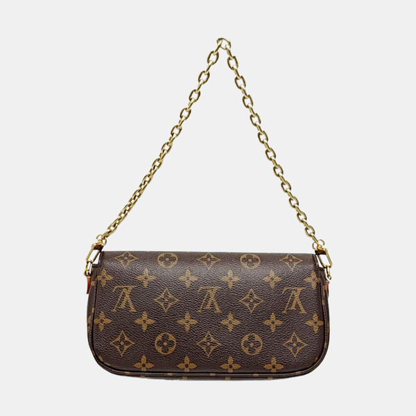 IVY Monogram Coated Canvas Brown