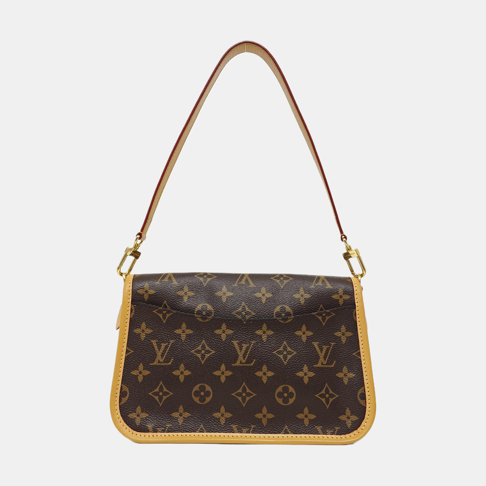 DIANE Monogram Coated Canvas Brown