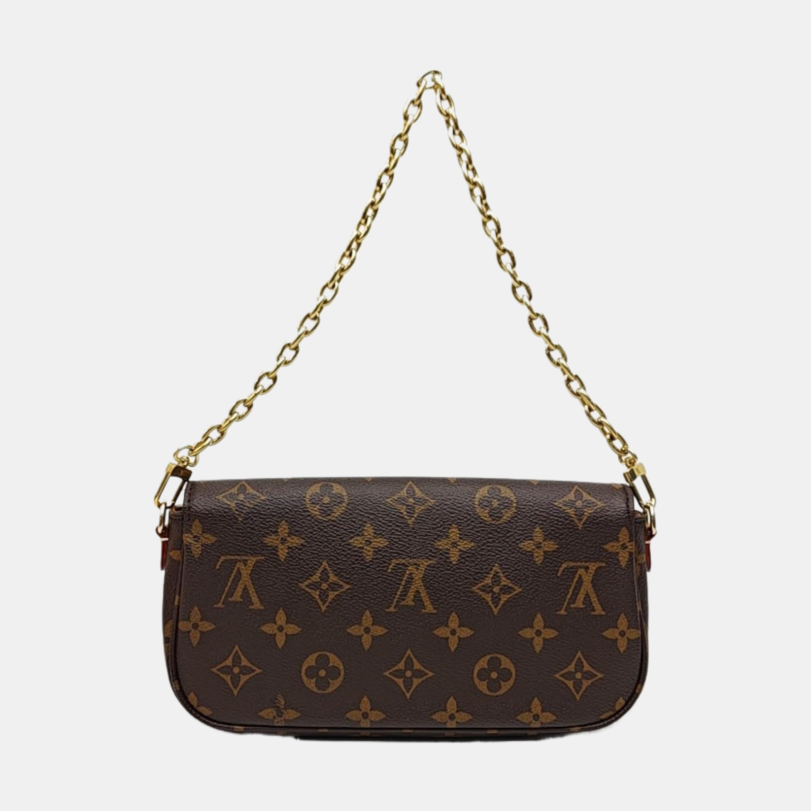 IVY Monogram Coated Canvas Brown