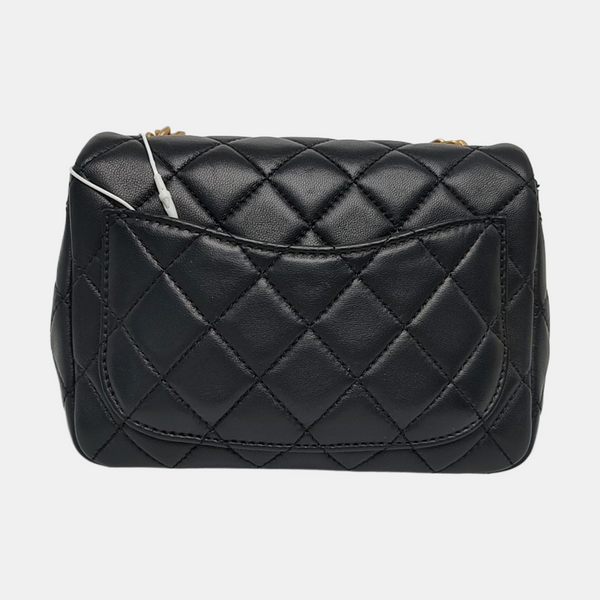 CLASSIC FLAP Mini Quilted Lambskin Black
