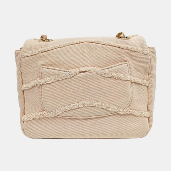 Authenticated pre-owned  CLASSIC FLAP Canvas Pink - Shoulder Bag at Looply