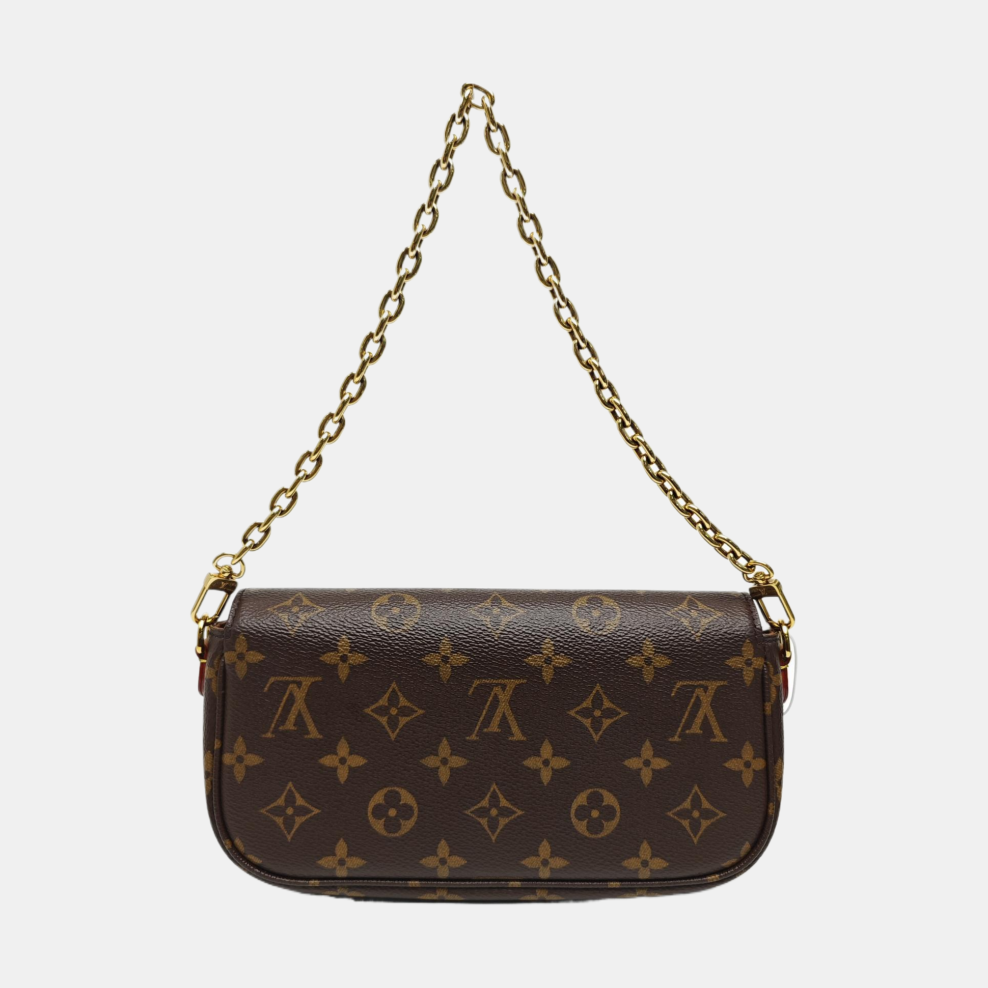 IVY Monogram Coated Canvas Brown