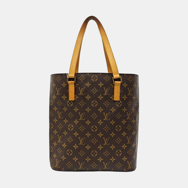 VINTAGE VAVIN GM Monogram Coated Canvas Brown
