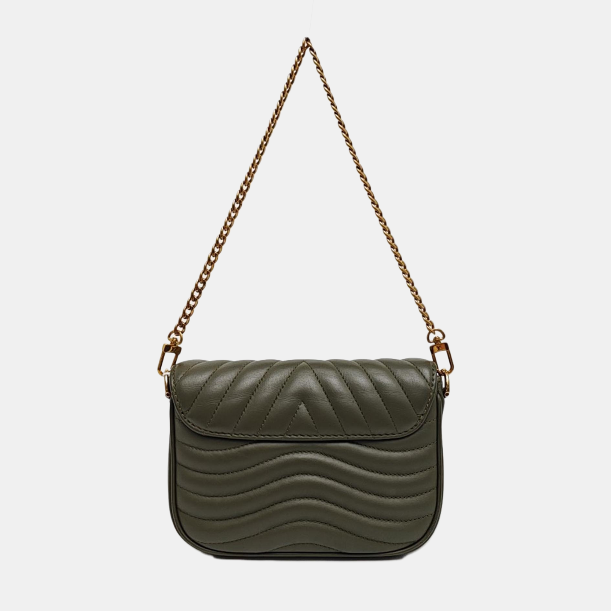 NEW WAVE Quilted Calfskin Green