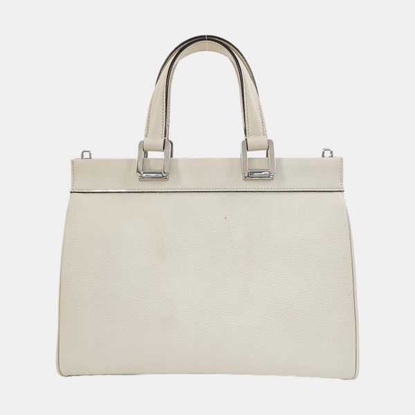 Zumi Small Calfskin White