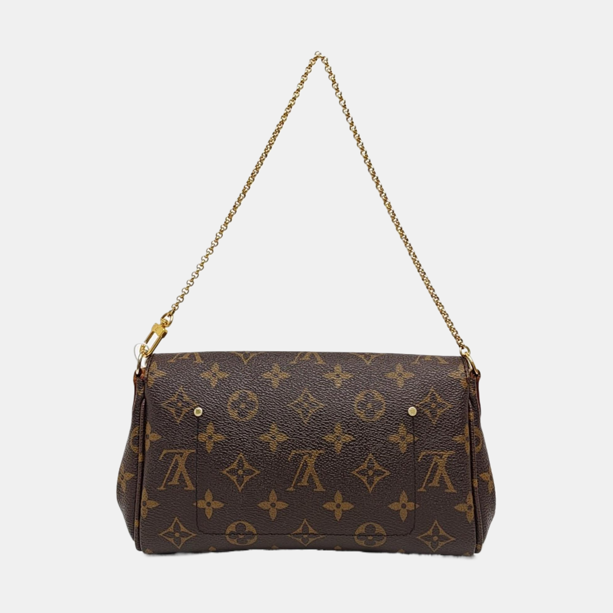 FAVORITE PM Monogram Coated Canvas Brown