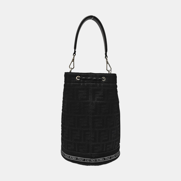 Fabric Bucket Bag Black