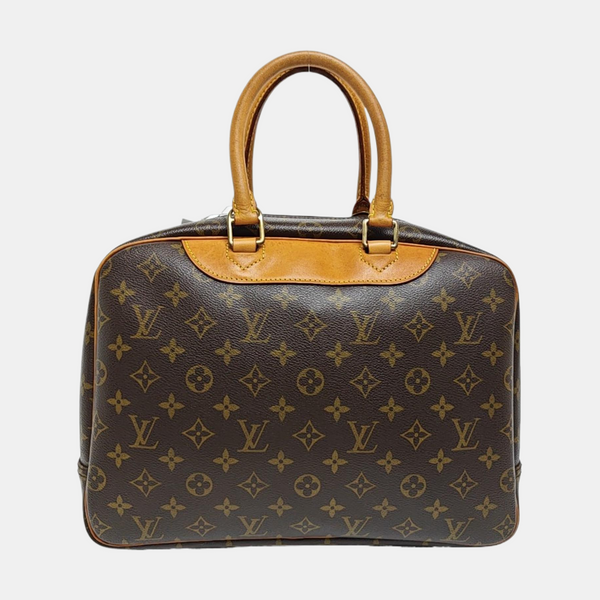 DEAUVILLE Monogram Coated Canvas Brown