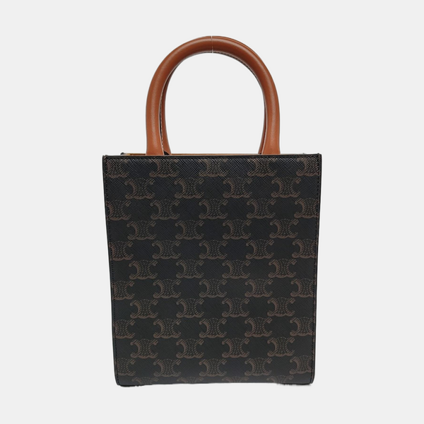CABAS CELINE Mini Coated Canvas Brown