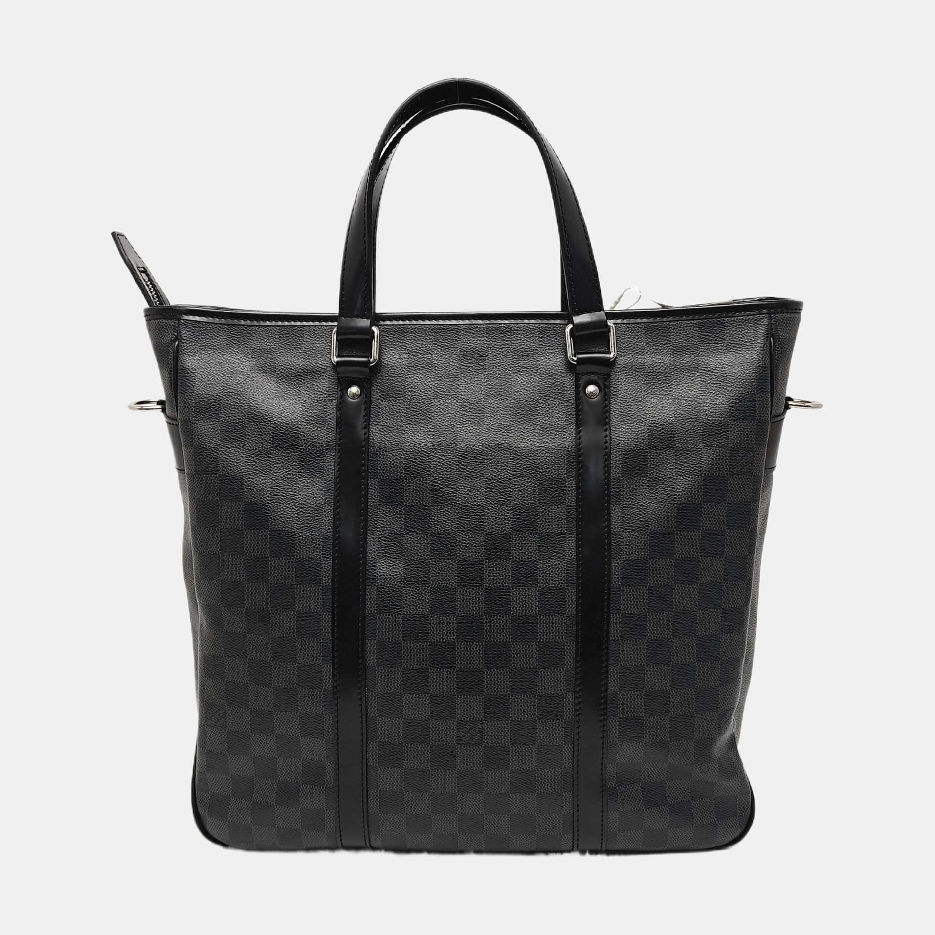 TADAO MM Damier Graphite Coated Canvas Gray