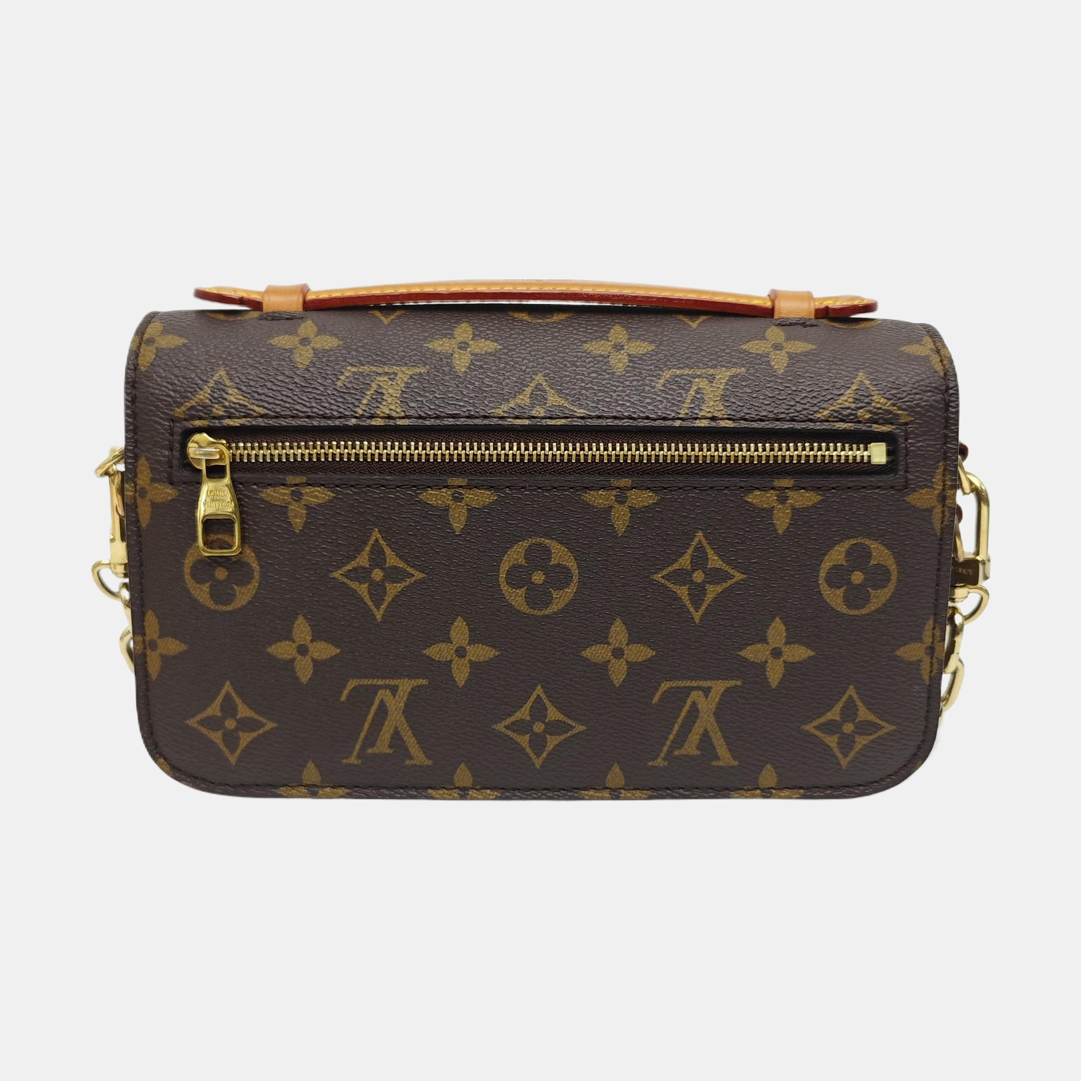MÉTIS EAST WEST Monogram Coated Canvas Brown