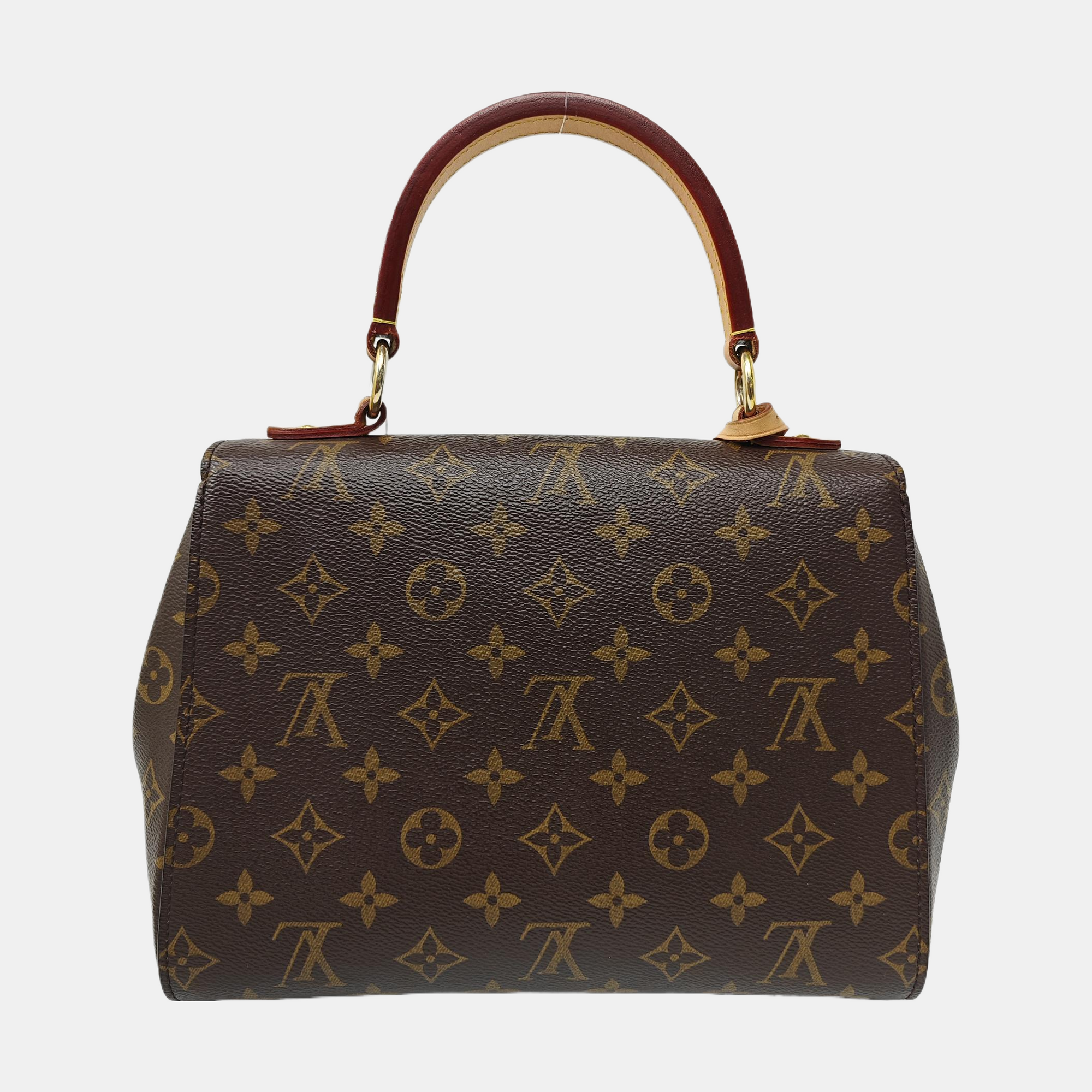 CLUNY PM Monogram Coated Canvas Brown