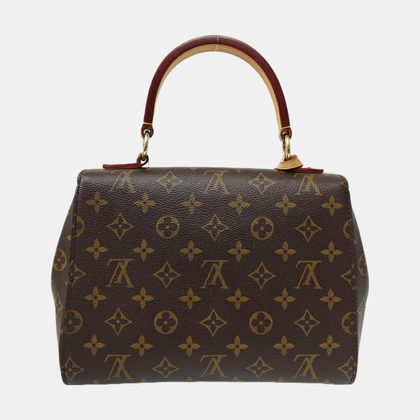 CLUNY PM Monogram Coated Canvas Brown