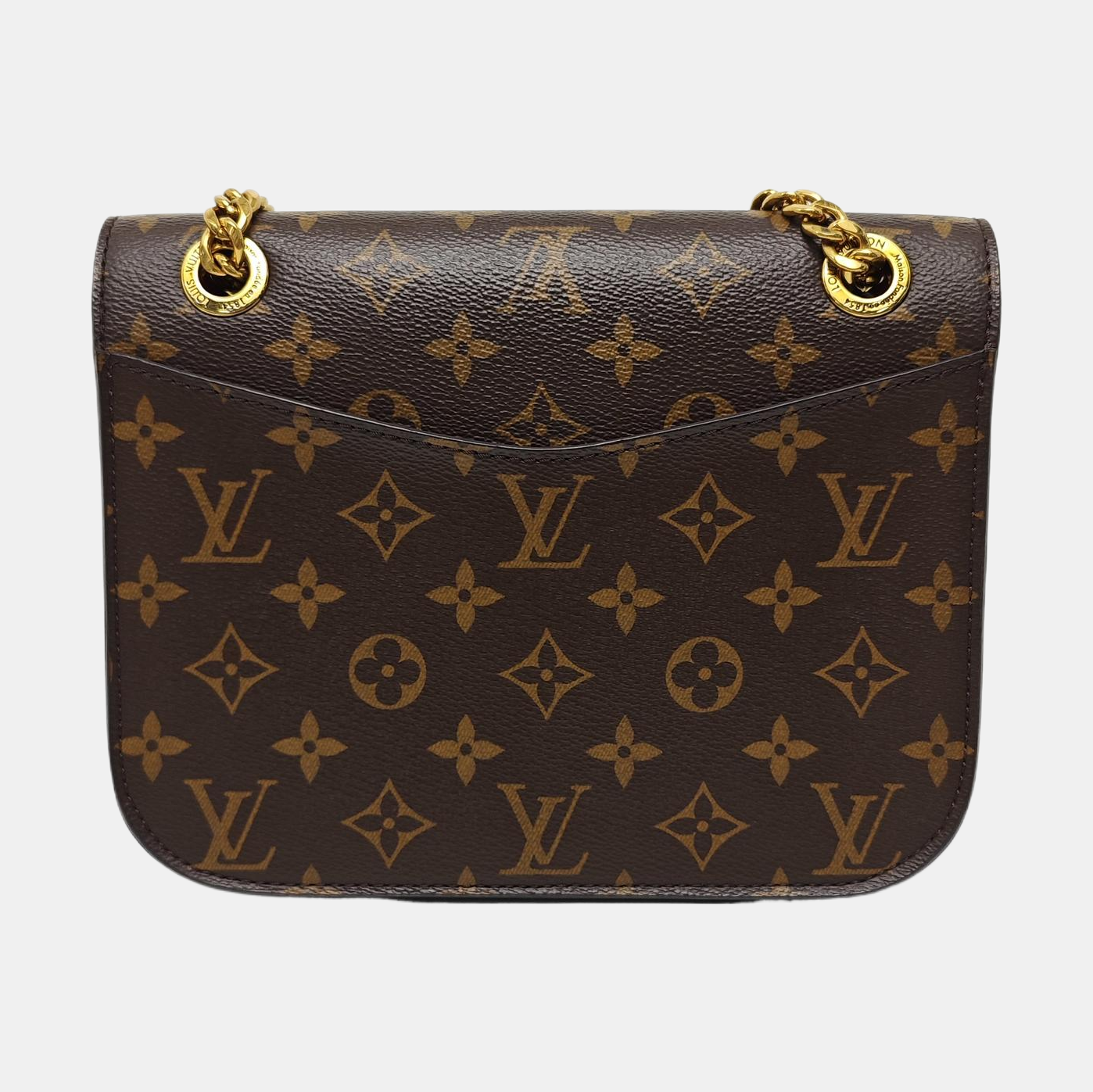PASSY Monogram Coated Canvas Brown